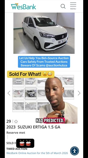 Auction Highlights: 2023 Suzuki Ertiga 1.5 GA