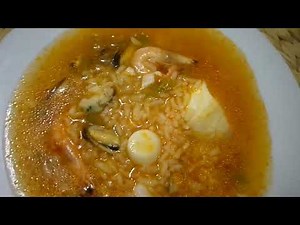 Facilísimo Arroz Caldoso con Mariscos en 30 Minutos 🍤🍚 | Receta Rápida y Deliciosa