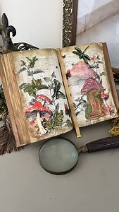 Got any old books lying around collecting dust on your shelves? Why not turn them in to something a little bit more whimsy and incorporate them in to your seasonal decor? Just like in this video - @nancybeedesigns turned a very outdated book in to a display shelf centre piece with the help of Decoupage Queen Rice papers and moulds! ☺️✨ Get your Decoupage Queen supplies from www.decoupagequeen.com Decoupage Queen products used in this video: 🍄 Mushroom Fantasy rice paper 🍄 Toadstool House silic