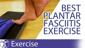 High-load exercise for plantar fasciitis Progressive loading exercises are the go-to treatment for any tendinopathy and plantar fasciitis is no exception. Rathleff et al. (2015) have compared the exercise in our video with the platnar fasciitis stretch and have found superior outcomes for the exercise program. They designed an exercise that uses the Windlass mechanism plus Achilles tendon loading to transfer high loads onto the plantar fascia. Be aware that this extra stretch via the metatarsals