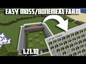 Minecraft Moss & Bonemeal Farm 1.21.10 | Tutorial