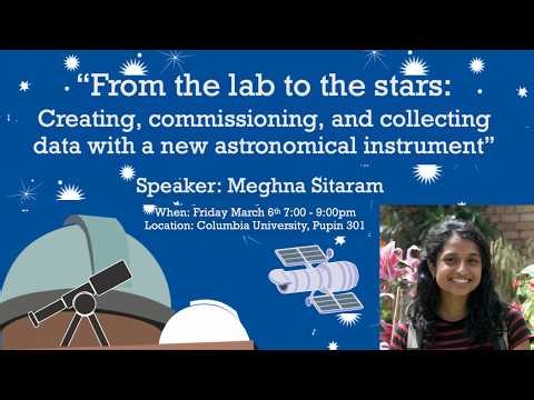 From the lab to the stars: Astronomical Instrumentation | Columbia Astronomy Public Lecture