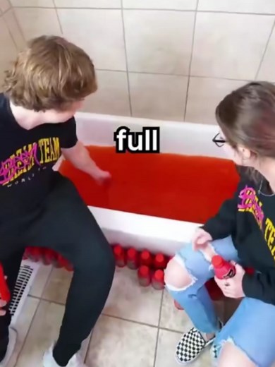 He filled his bath with prime... Video Credit: matthewbeem (TikTok) #fyp #foryou #forupage #cringe #lifehack #comedy #funny