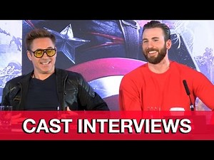 AVENGERS AGE OF ULTRON Full Press Conference Cast Interviews