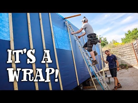 BREATHER MEMBRANE & BATTENS - Preparing the CABIN for Cladding