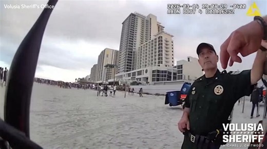 Florida spring break crowd flees beach as 'gunshots' cause chaos at 'takeover' events