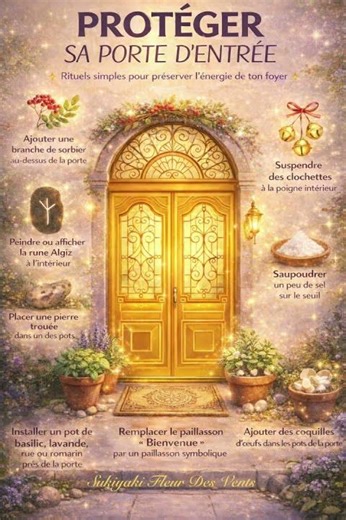 Nettoyage des énergies qui entre dans ton espace