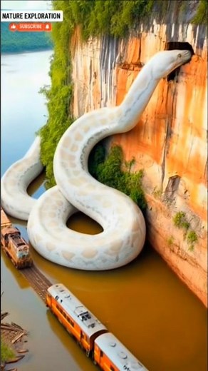 Nature amazing exploration: Giant white anaconda Amazon jungle discovery😨 adventure #viral#wildlife