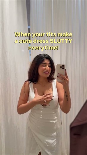 When your tits make a cute dress SLUTTY everytime!