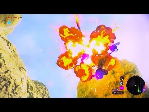 Switch: How to Beat a Flying Guardian - Zelda Breath of the Wild - HD