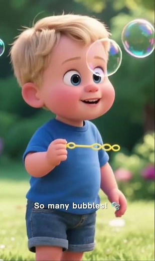 Sunny & The Magic Bubble Adventure 🌈 | 3D Kids Cartoon | Fun Short Animation for Children”