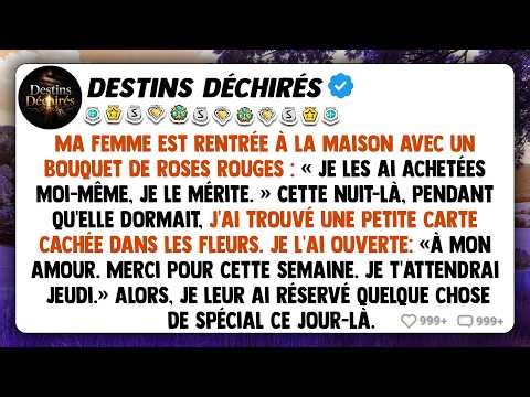 Ma femme est rentrée à la maison avec un bouquet de roses rouges : « Je les ai achetées moi-même...
