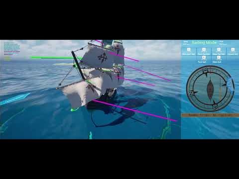 Sailing Nao Victoria - in Unreal Engine