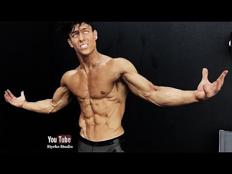 Amazing Shredded Fitness Model Florian Wolf Speedo Swimsuit Shoot Styrke Studio