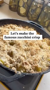 22K views · 370 reactions | Zucchini crisp recipe! Really, truly is identical to apple crisp. Do what you want with that info. #zucchini #zucchinirecipes #zucchinicrisp #recipe #baking #bakefromscratch #garden #canning | Barefoot.mimosas | Facebook