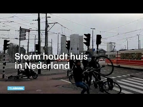 In beeld: storm in Nederland - RTL NIEUWS