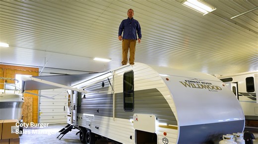 From the VersaTilt king bed to the cozy fireplace, this unit is packed with "magical" features to make your next road trip unforgettable. | Midwest RV