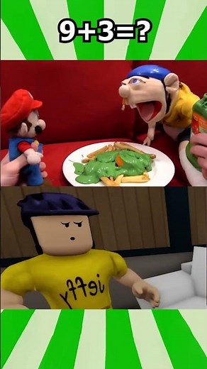 Mario Broke Jeffy's Leg #roblox #sml #jeffyroblox