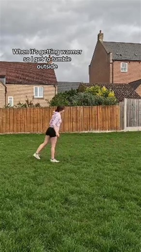 sorry for bad quality, it was filmed on my friends go pro lol #tumble #flip #backflip #realatable #summer