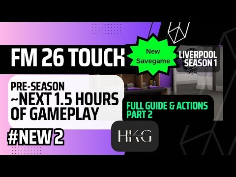 FM 26 Touch | Pre-Season | Liverpool 2025/26 | E2 | Apple Arcade | No Commentary