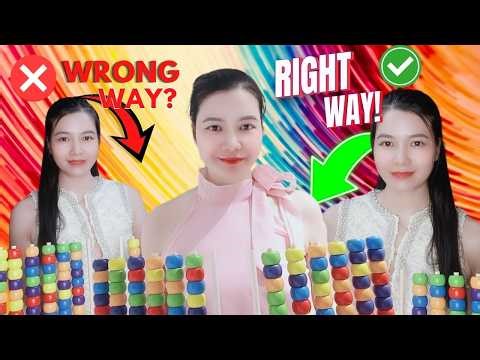 No talking, just color, focus, and a soothing visual rhythm.