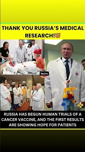 💉🌍 Russia Announces a Major Breakthrough in Cancer Research! 🇷🇺✨The National Medical