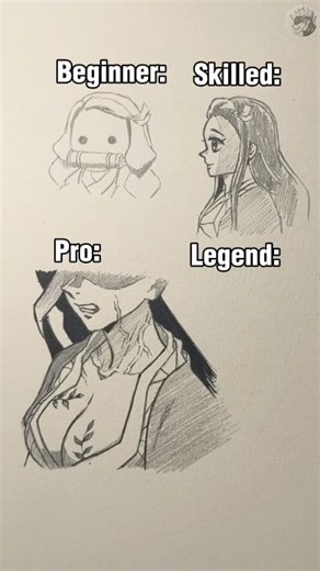 20K views · 252 reactions | How to draw Nezuko from Beginner to Legend #fyp #artist #drawing #nezuko #sketch #howtodraw | Pansy Art | Facebook