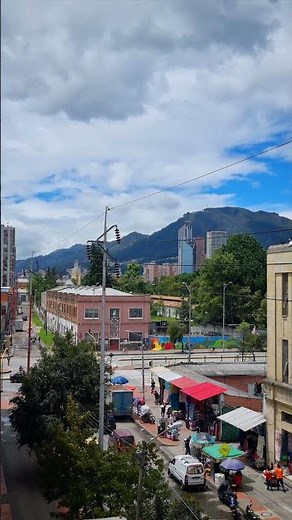 Downtown Bogotá Vibes: City Life Beneath Torre Bacatá