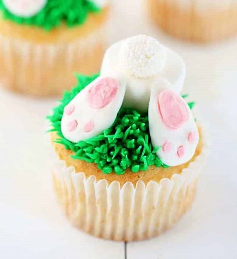 Bunny Butt Cupcakes
