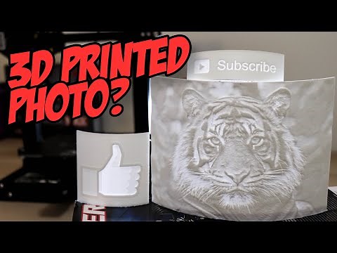 How to 3D Print Photos! Making a Lithophane on a Ender 3 Pro!