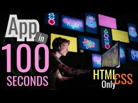 Build App In 100 Seconds Using Html & Css Only