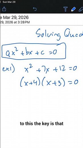 Solving Quadratic Equations using Factoring #factoringquadratics #factoring #mpm2d