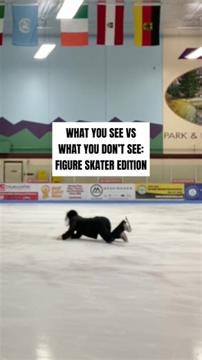 ✨ Figure Skaters✨ What you see vs what you don’t see What did I miss? Figure skating is harder than it looks! Does this behind the scenes feel relatable? Tag your training buddy! Follow @coachmaryskating for more figure skater training tips. Thank you for being here 🥰 -Coach Mary #iceskater #iceskating #figureskater #adultfigureskating #figureskating