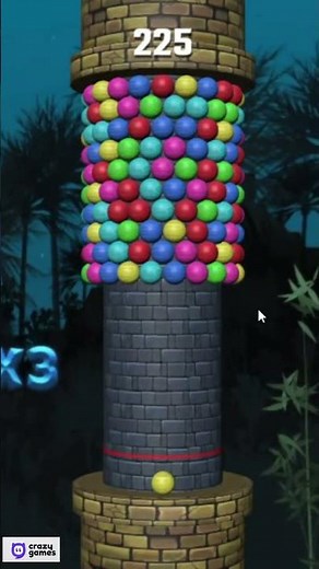 Bubble Tower 3D 🔥 Aztec Bubble Shooter Mayhem - EP 22 - Short