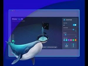 3D Water Tap Simulation using Three.js | HTML CSS JavaScript | Realistic 3D Animation Tutorial