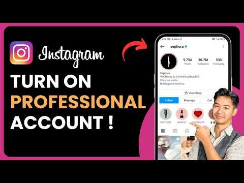 How to Turn On Professional Account on Instagram !