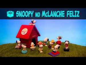 COLEÇÃO [COMPLETA] | Snoopy no McLanche Feliz (fevereiro 2018) | McDonald's | #ESFERATOY