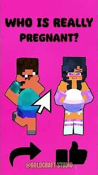 👶 WHO’S REALLY PREGNANT ! 😱 Help the CUTE DOCTOR GIRL with APHMAU! 💖🩺 #minecraft