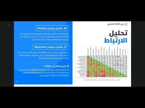 الإحصاء الوصفي في برنامج SYSTAT