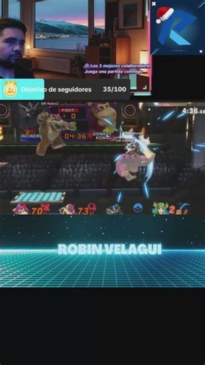 Jugando dobles en Smash con una seguidora #supersmashbrosultimate #nintendoswitch #shortvideo