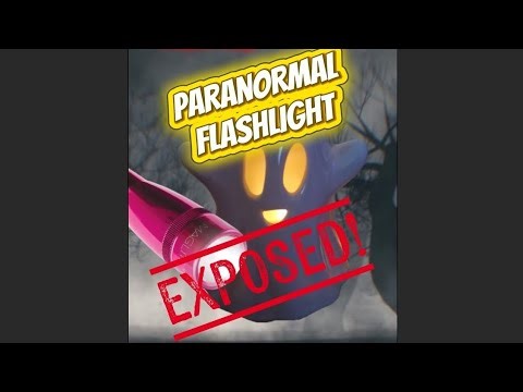 Exposing The "Paranormal" Flashlight Trick #debunked