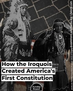 41K views · 1K reactions | The Iroquois people had a rich culture with many unique features. Among other things, they invented lacrosse and had surprising gender equality. Some 900 years ago the Iroquis also laid down the Great Law of Peace, a kind of constitution establishing democracy between five Iroquois-speaking tribes. Here’s a brief introduction to Iroquois history. | Sunday Roast | Facebook