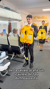 🌊 Safety First! 🌊 Hai să-ți arătăm cum se face corect Safety Demo-ul cu vestele de salvare! 🦺✈️ Fiecare însoțitor de bord are misiunea de a asigura siguranța pasagerilor, iar vestele de salvare sunt o parte esențială a demonstrației de securitate. 🔹 Cum funcționează? 1️⃣ Scoate vesta din compartimentul dedicat. 2️⃣ O treci peste cap și o fixezi bine în jurul taliei, strângând curelele. 3️⃣ Nu umfla vesta în avion! O vei umfla doar la ieșirea din aeronavă, fie trăgând de cordon, fie suflând î