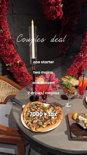 Florentine - C’est La Vie on Instagram: "Couples deal is back in 7k plus tax including Any One appetiser 2 mains (beef steak included) One dessert 2 drinks . . . #valentines #galentines #cafe #restaurant #trendy"