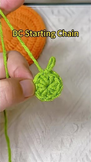 DC starting chain|How to crochet it #crochet #crochetprojects #knitting #crocheteveryday