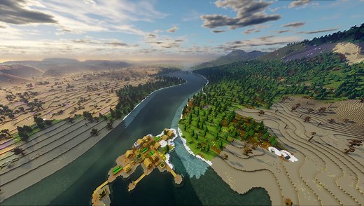 【我的世界】最好用的真实地形mod reterraforged