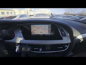 How to Enter and Manage Navigation in AUDI A4 B8 ( 2007 – 2015 )