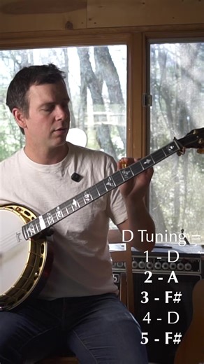 D tuning! It’s a good one. Let’s explore how to change your tuning from G to D #banjolesson
