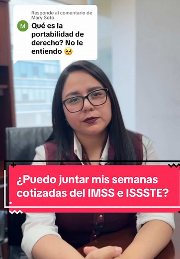 Unir semanas cotizadas del IMSS e ISSSTE