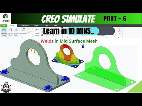 Creo simulate tutorial - Why automotive industry uses mid surface mesh?